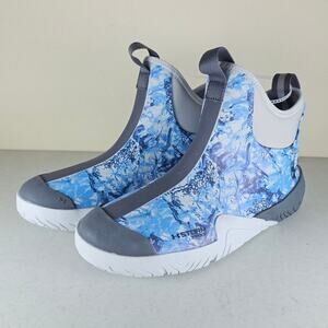 Under Armour 3028673 UA Men Size 7 Shoreman Water Camo Print Fishing Deck Boots